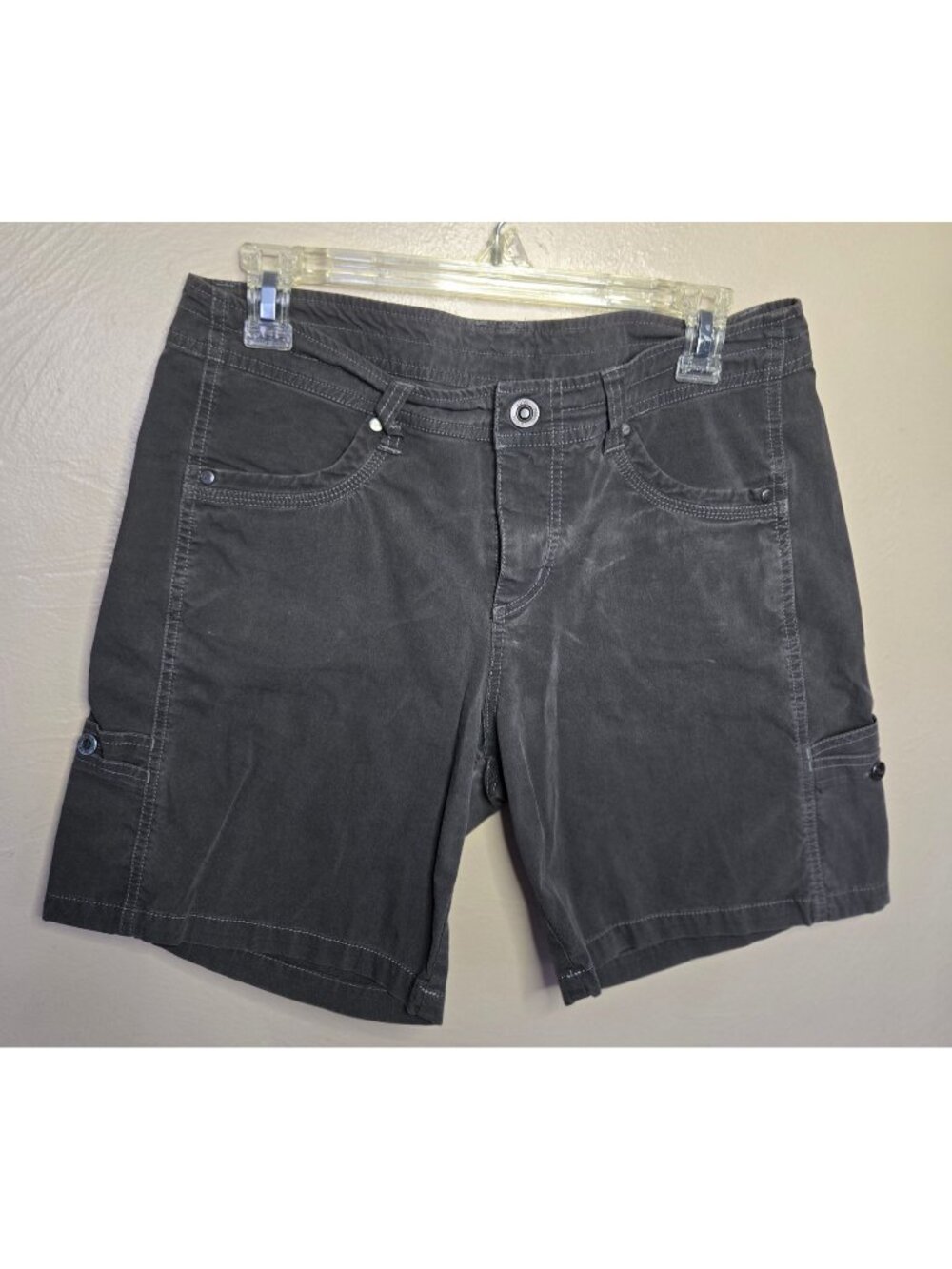 Kuhl Ladies Free Range Trail Hiking Shorts Size 10 Athleisure Cotton Blend